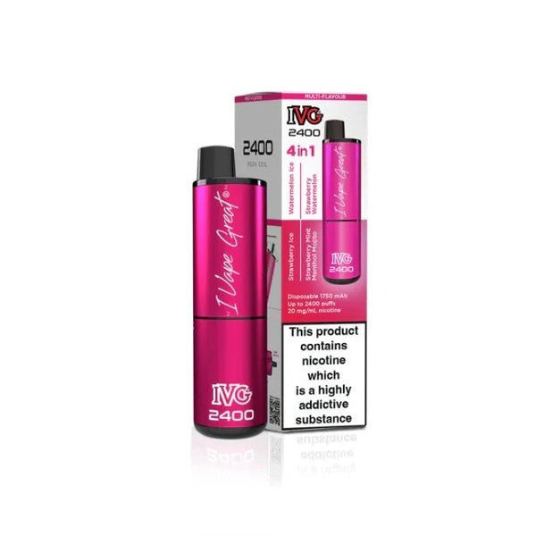 IVG 2400 Disposable Vape Pod Puff Bar Box of 5 - #Simbavapeswholesale#