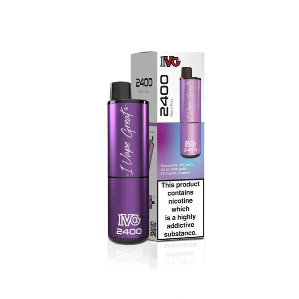 IVG 2400 Disposable Vape Pod Puff Bar Box of 5 - #Simbavapeswholesale#