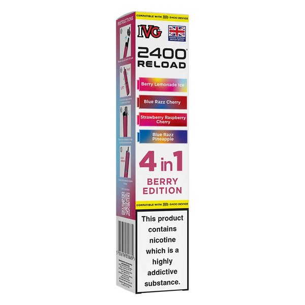 IVG 2400 4in1 Multi Flavour Edition Prefilled Pods