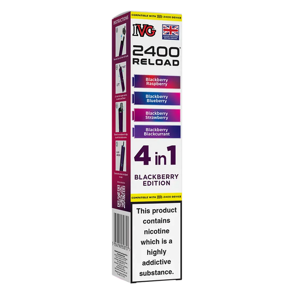 IVG 2400 4in1 Multi Flavour Edition Prefilled Pods