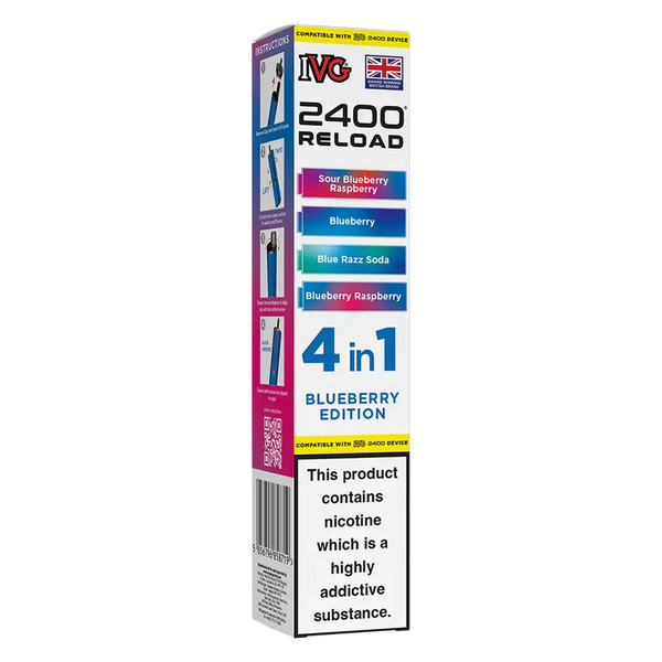IVG 2400 4in1 Multi Flavour Edition Prefilled Pods