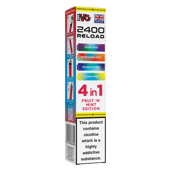 IVG 2400 4in1 Multi Flavour Edition Prefilled Pods