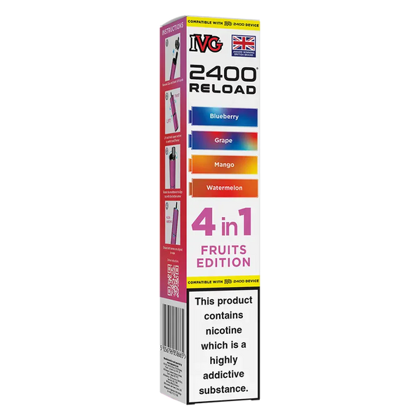 IVG 2400 4in1 Multi Flavour Edition Prefilled Pods