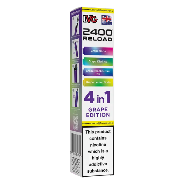 IVG 2400 4in1 Multi Flavour Edition Prefilled Pods
