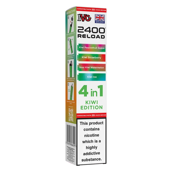 IVG 2400 4in1 Multi Flavour Edition Prefilled Pods