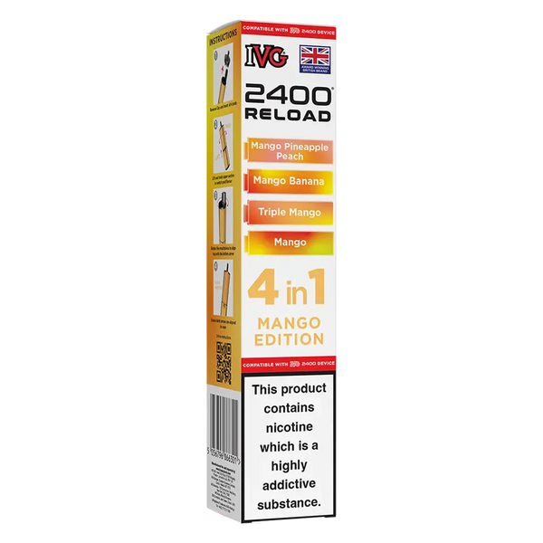 IVG 2400 4in1 Multi Flavour Edition Prefilled Pods