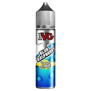 IVG Classic Range 50ml Shortfill E Liquid, Blue Rasperry Flavour