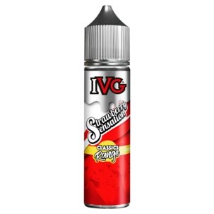 IVG Classic Range 50ml Shortfill E Liquid, Strawberry Ensation Flavour