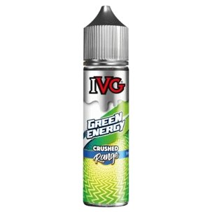 IVG Crushed 50ML Shortfill E-Liquid Vape Juice Available In Green Energy Flavour 