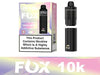 Image Of JNR Fox 10K Puffs Prefilled Pod Vape Kit - Box Of 5 With Flavour Cola Lemon