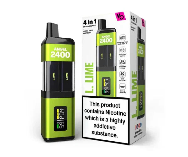 Angel 2400 Puffs Prefilled Pod Kit - Box of 5