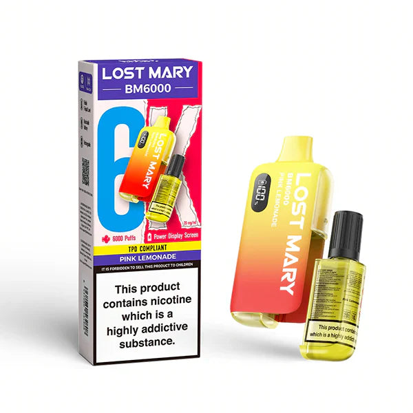 Lost Mary BM6000 Pod Kit | Pack of 5 Prefilled Pods UK Lost Mary BM6000 Pod Kit | Pack of 5 Prefilled Pods UK