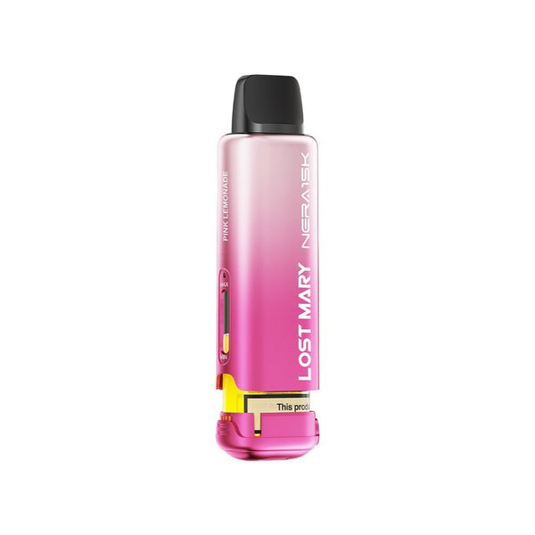  Lost Mary Nera 15K Replacement Pods Box of 5 Available In Pink Lemonade Flavour 