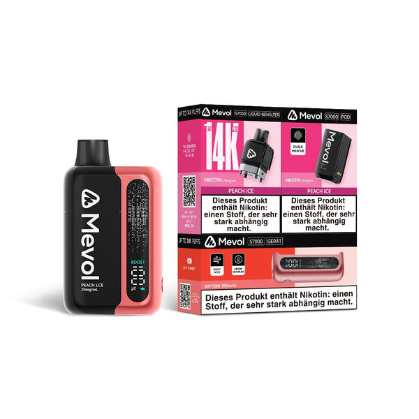 Mevol S7000 Prefilled Pod Kit - 14k Puffs Box of 5 - Wholesale Price !
