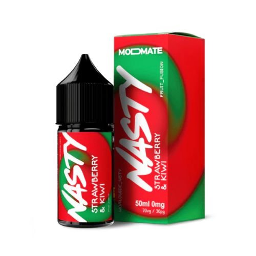 Nasty Juice 50ml Shortfill All Ranges, Strawberry Kiwi Flavour