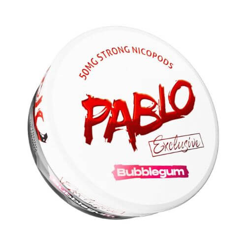 Pablo Nicopods Nicotine Pouches Pack of 10, Bubblegum Flavour