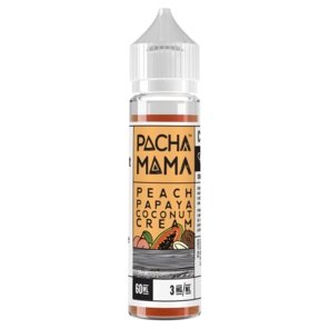 Pacha Mama 50ml E Liquid Shortfill, Peach Papaya Coconut Cream Flavour