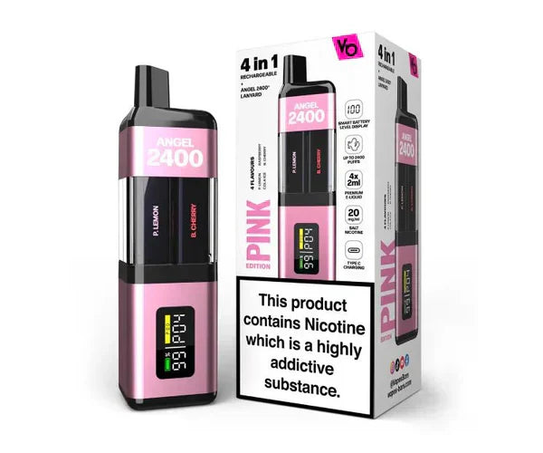 Angel 2400 Puffs Prefilled Pod Kit - Box of 5