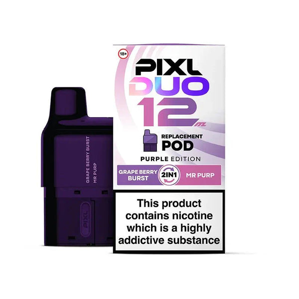 PIXL Duo 12 Replacement Pods Pack of 5 - Available In Dual Flavour 