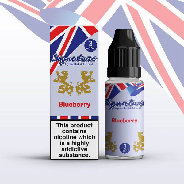 Signature - Blueberry - 10ml E-liquids (Pack of 10) - #Simbavapeswholesale#