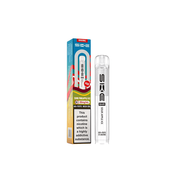 SKE Bar 600 Replacement Pods 20mg - Pack of 10 - Wholesale Price !