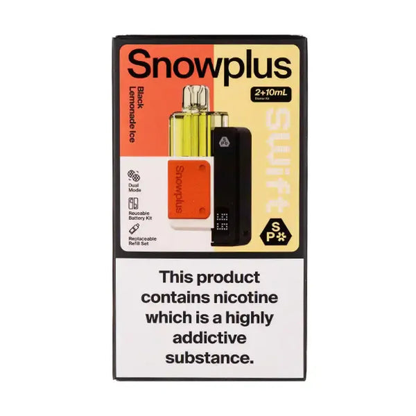 Image Of Snowplus Swift Prefilled Pod Kit - Pack of 4 With Flavour Black Lemonade Ice