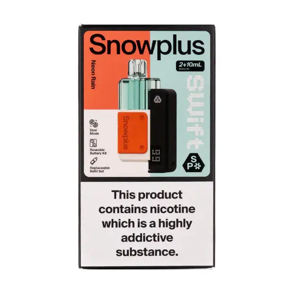 Image Of Snowplus Swift Prefilled Pod Kit - Pack of 4 With Flavour Neon Ice
