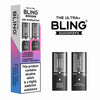 The Bling Ultra Plus 30k Replacement Pods Box of 5 - with Blueberry Strawberry Blackberry and Blueberry Cherry Cranberry Wholesale Price !