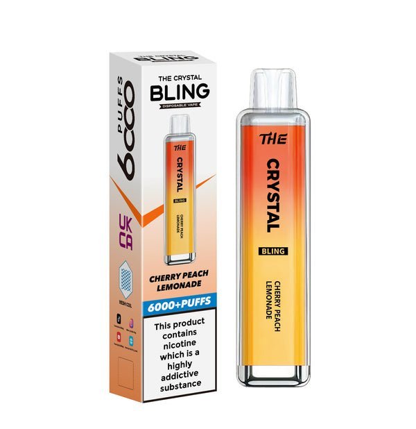 The Crystal Bling 6000 Prefilled Pod Vape Kit - Box of 10 The Crystal Bling 6000 Prefilled Pod Vape Kit - Box of 10