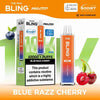 Image Of The Crystal Bling Max 10K Prefilled Pod Kit - Box of 5 with Blue Razz Cherry flavour
