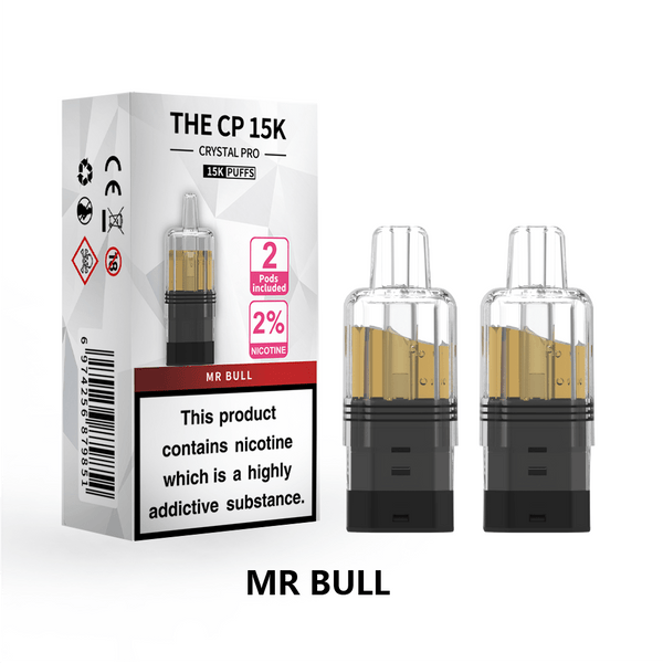 The Crystal Pro CP 15k Replacement Pods Box of 5 - Wholesale Price !