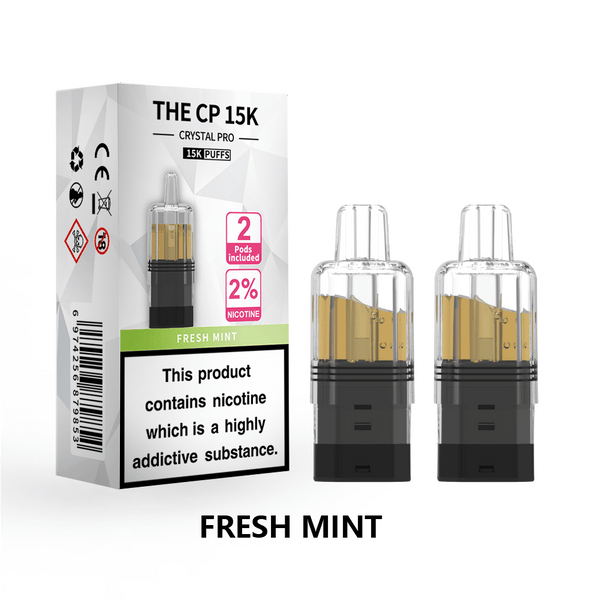 The Crystal Pro CP 15k Replacement Pods Box of 5 - Wholesale Price !