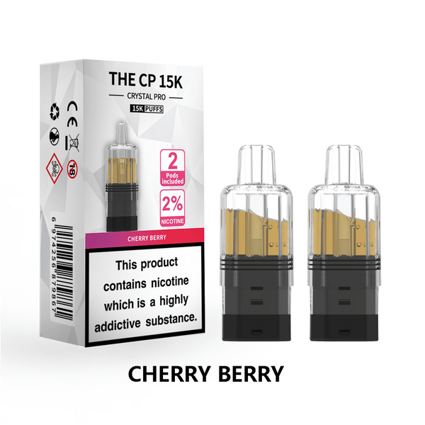 The Crystal Pro CP 15k Replacement Pods Box of 5 - Wholesale Price !