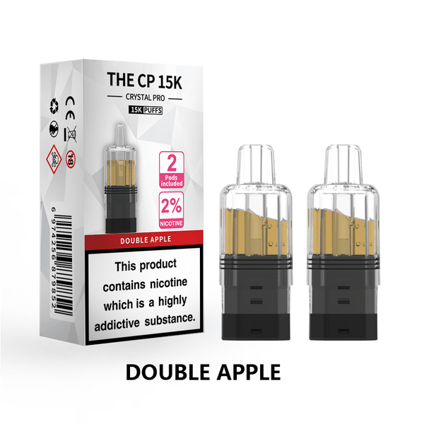 The Crystal Pro CP 15k Replacement Pods Box of 5 - Wholesale Price !