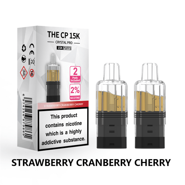 The Crystal Pro CP 15k Replacement Pods Box of 5 - Wholesale Price !