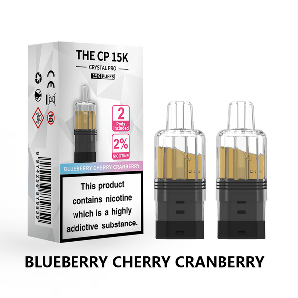 The Crystal Pro CP 15k Replacement Pods Box of 5 - Wholesale Price !