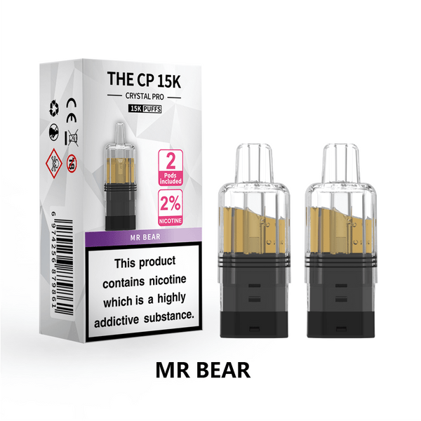 The Crystal Pro CP 15k Replacement Pods Box of 5 - Wholesale Price !