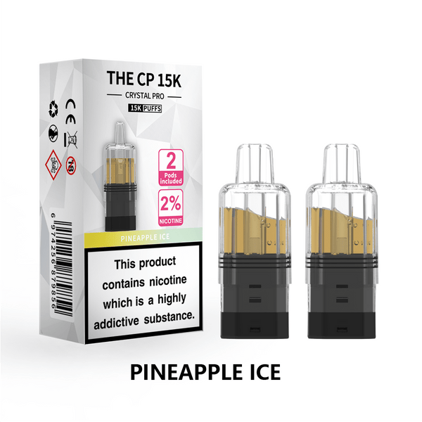 The Crystal Pro CP 15k Replacement Pods Box of 5 - Wholesale Price !