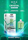 The WGA Crystal Pro Max 10000 - Box of 10 -with Double Apple Flavour