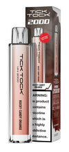 Tick Tock Mini 2000 Disposable Vape Kit - Box of 10 - Flavour
