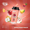 Twister Bar 7000 Disposable Vape Box of 10 with Apple Pear Peach flavour