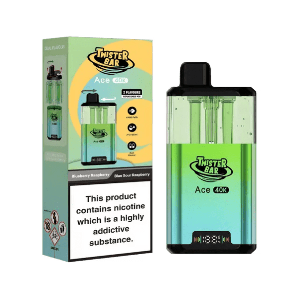 Twister Bar Ace 40K Prefilled Pod Kit Box of 5 - Wholesale Price !