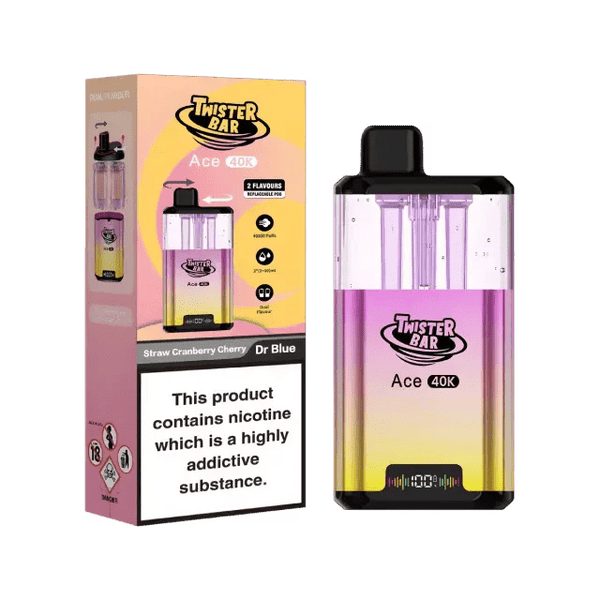 Twister Bar Ace 40K Prefilled Pod Kit Box of 5 - Wholesale Price !