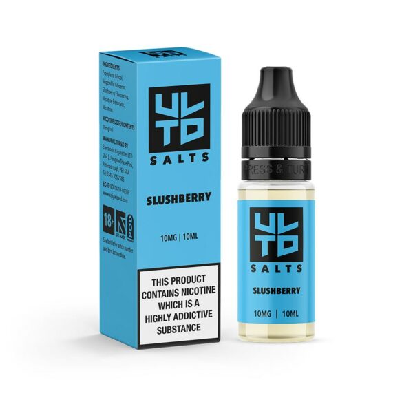 ULTD Nic Salt 10ml Pack of 10 Available In Slushberry Flavour 