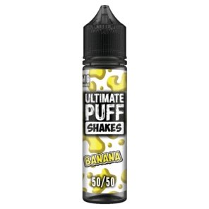 Ultimate Puff Shakes 50ml Shortfill E Liquid, Banana Flavour