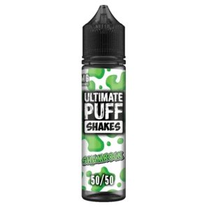 Ultimate Puff Shakes 50ml Shortfill E Liquid, Shamrock Flavour