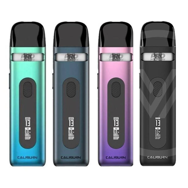 Uwell Caliburn X Pod System Kit 20W, Lake Green, Ink Blue, Lilac Purple, Matte Black Color