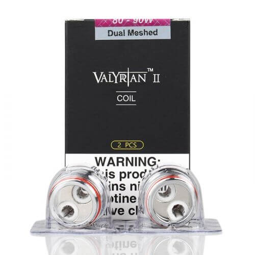 Uwell Valyrian Ii Coils, Pack of 2 Dual Mesh 0.14 Ohm Resistance Coil