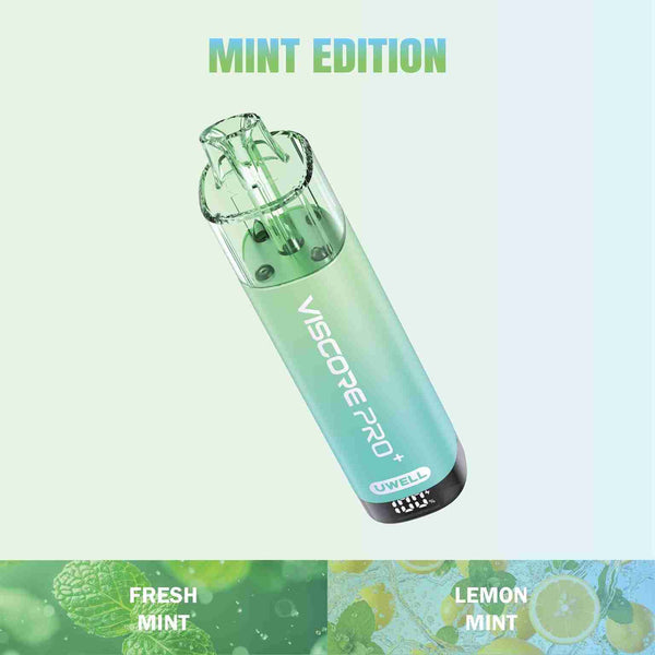 Uwell Viscore Pro+ 40k Prefilled Pod Vape Box of 5 - Mint Edition