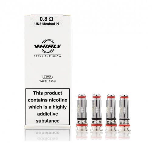 Uwell Whirl S Replacement Coils, Pack of 4 0.8 Ohm Resistance Coil